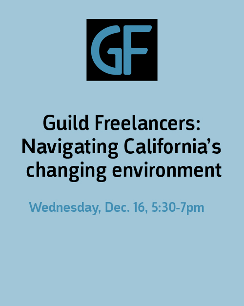 Guild offers workshop for freelancers navigating Prop 22, AB 5