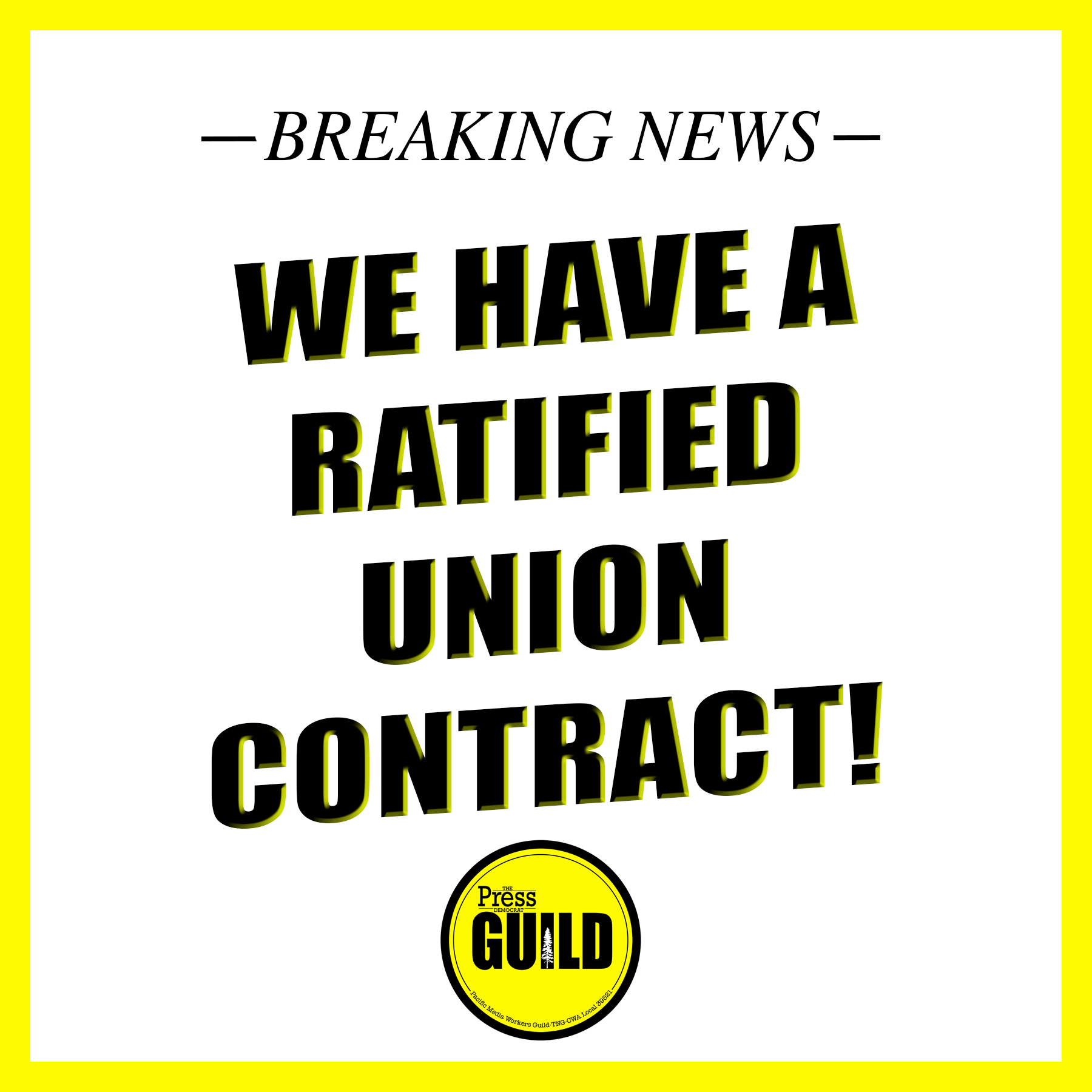 Press Democrat Guild ratifies contract that grows union and guarantees raises